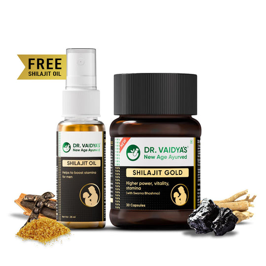 Shilajit Gold & Oil Combo: For Boosting Stamina & Power In Men