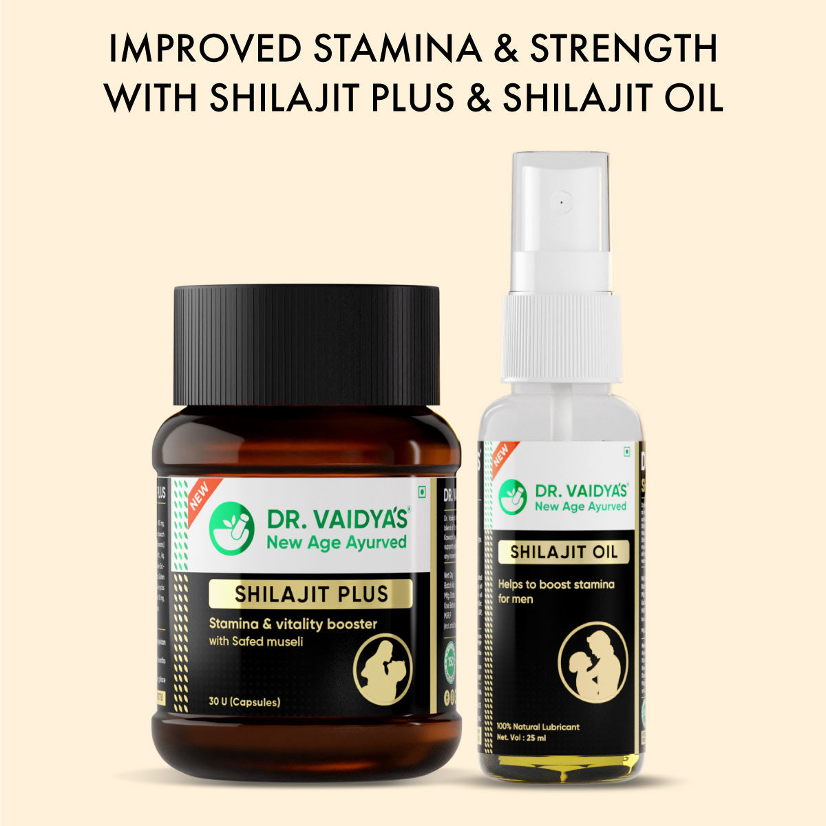 Dr. Vaidya's Shilajit Plus + FREE Shilajit Oil