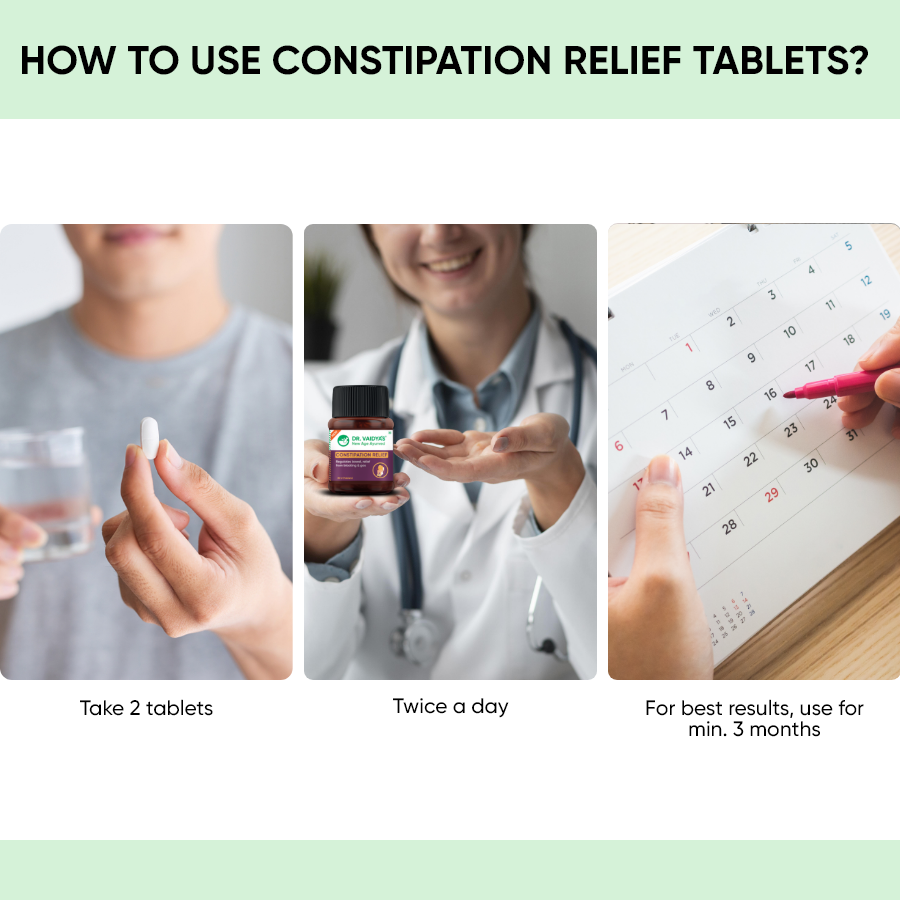 How to use constipation relief tablets