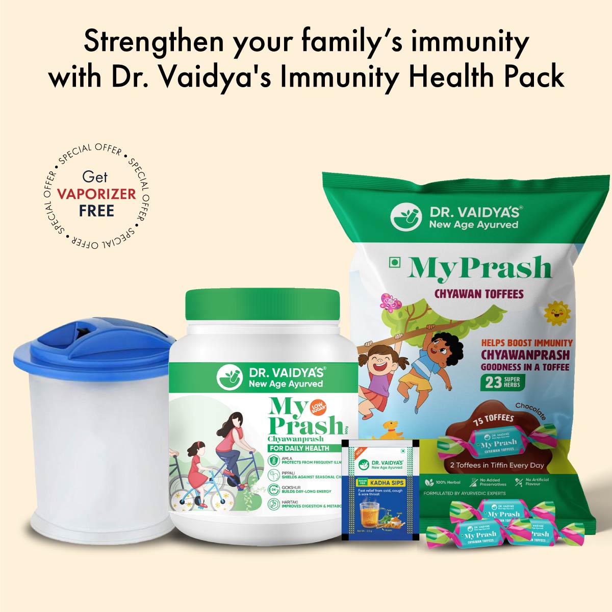 Immunity Health Pack + FREE Vaporizer