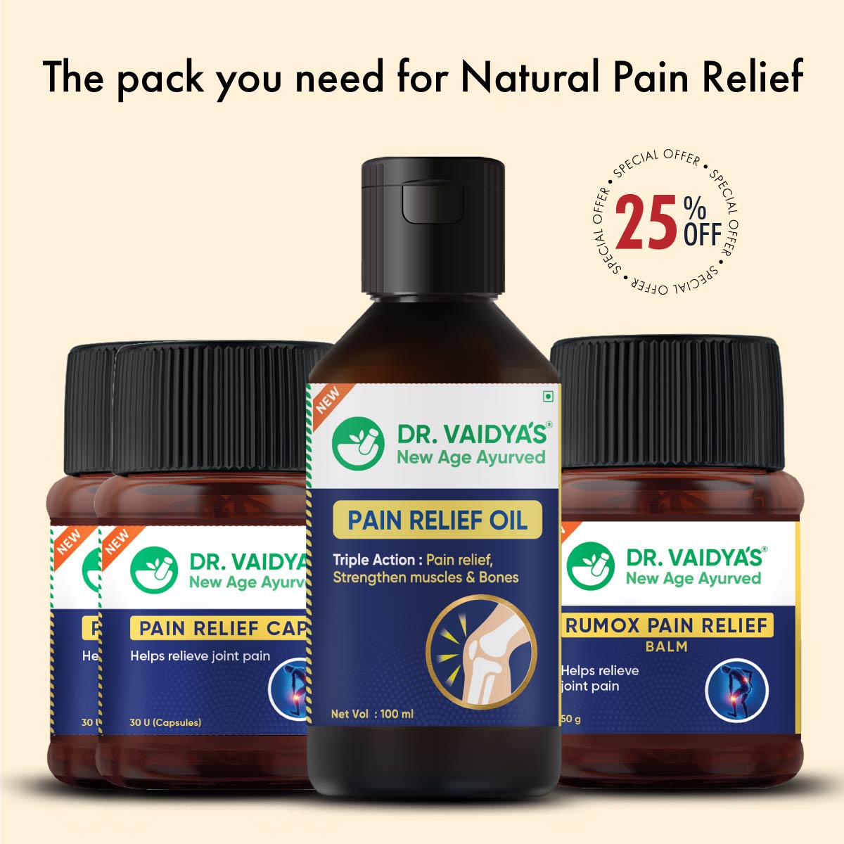 Dr. Vaidya's Joint Pain Relief Pack