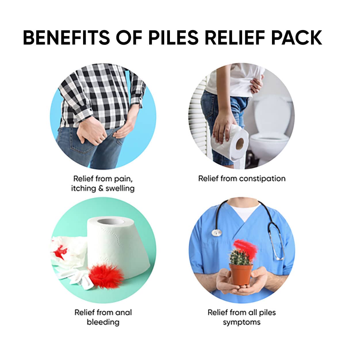 Dr. Vaidya's Piles Relief Pack for Piles and Constipation