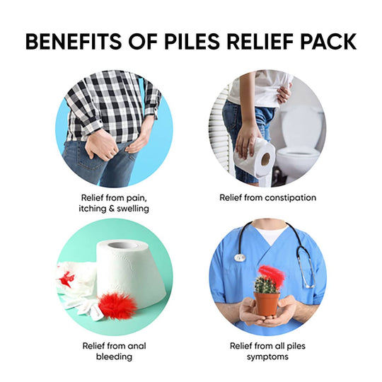 Dr. Vaidya's Piles Relief Pack for Piles and Constipation