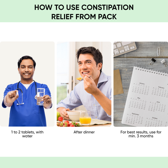 How to use constipation relief medicine