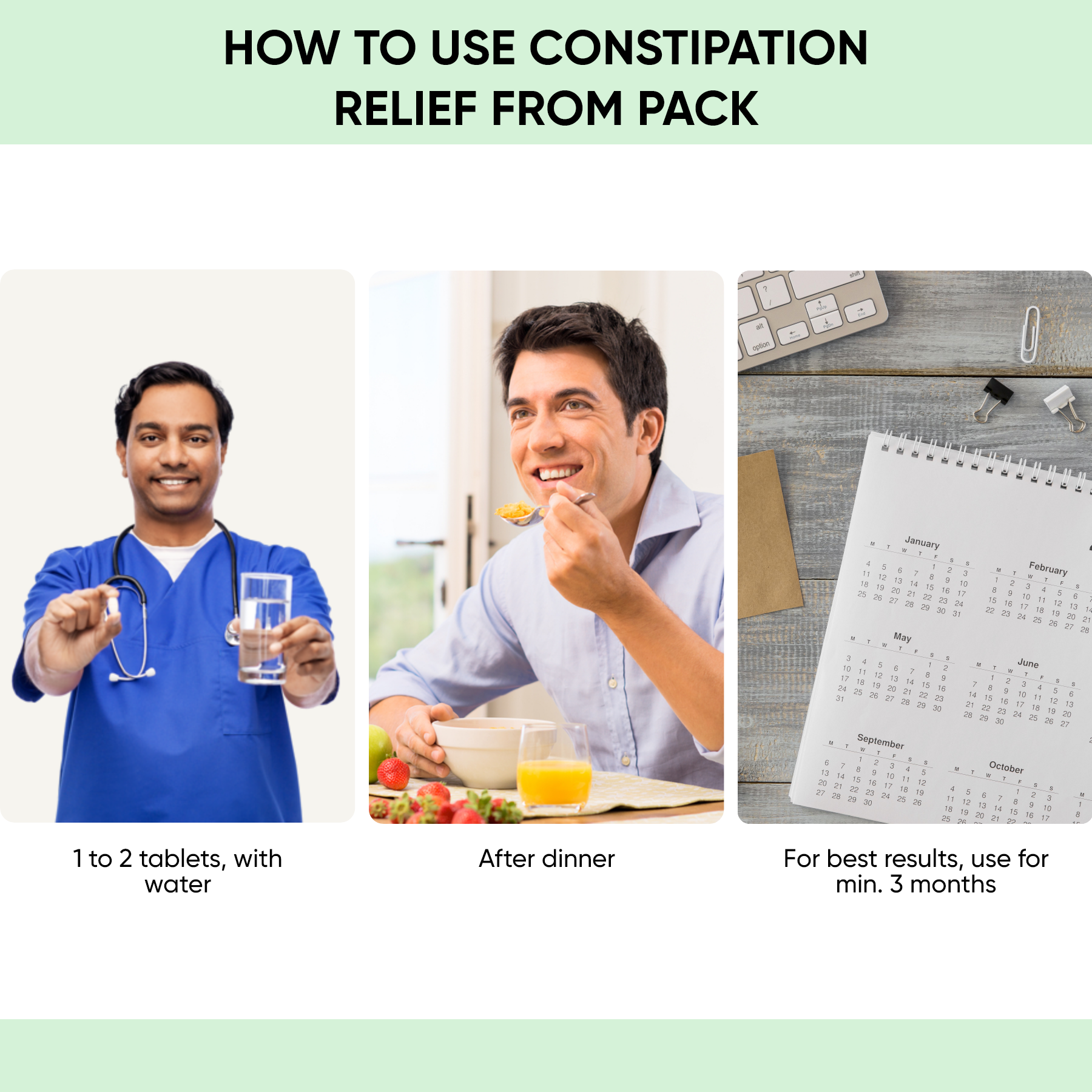 How to use constipation relief medicine